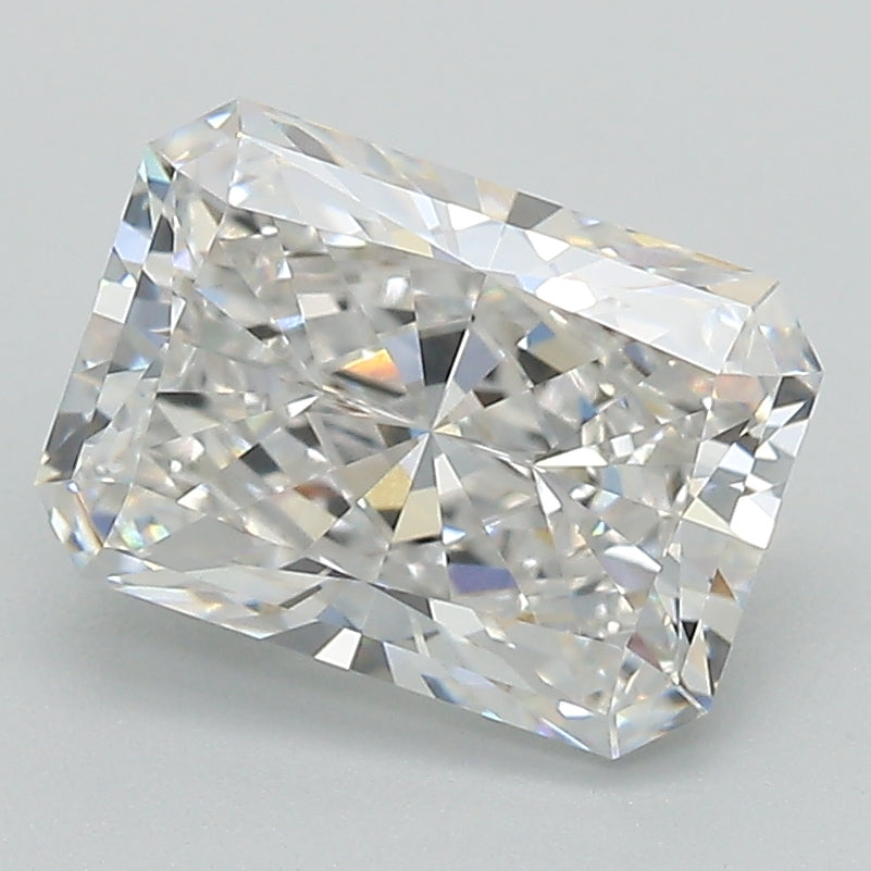 2.39 Carat Radiant Lab Diamond with  Cut Diamond in 14KT  view 1

