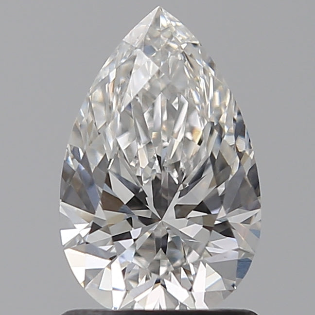 1.11 Carat Pear Lab Diamond with  Cut Diamond in 14KT  view 1
