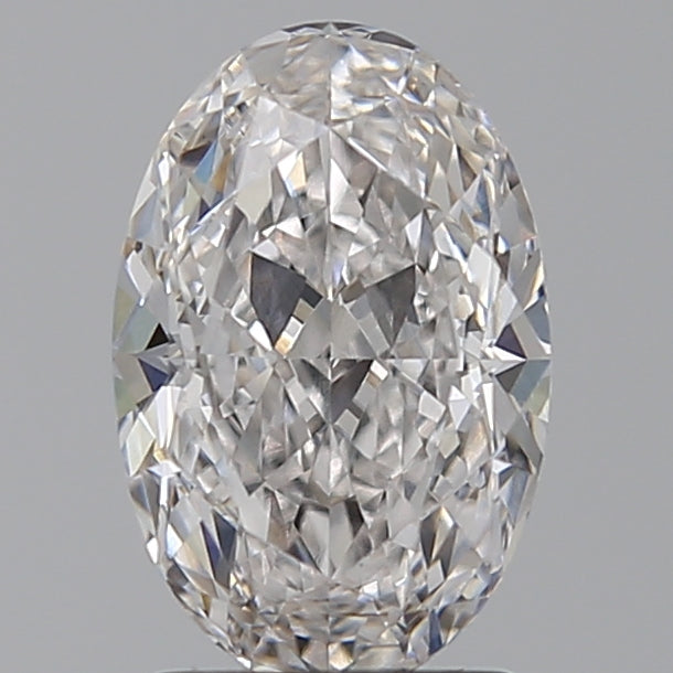 2.09 Carat Oval Lab Diamond with  Cut Diamond in 14KT  view 1
