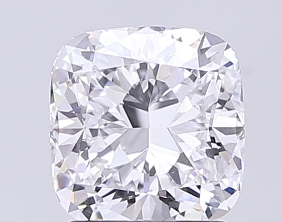 2.05 Carat Cushion Lab Diamond with  Cut Diamond in 14KT  view 1
