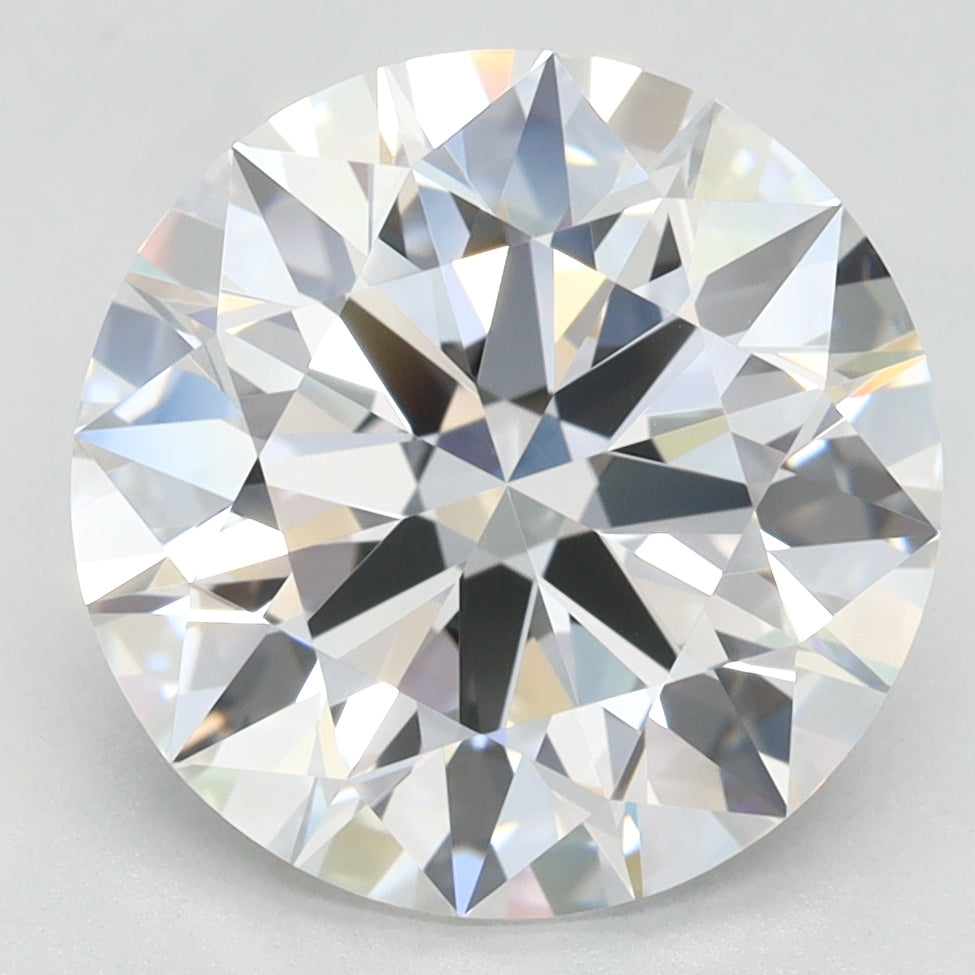 4.1 Carat Round Lab Diamond with  Cut Diamond in 14KT  view 1
