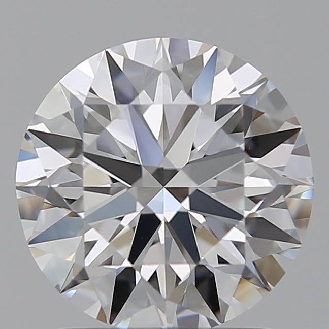1.5 Carat Round Lab Diamond with  Cut Diamond in 14KT  view 1
