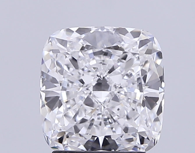 2.53 Carat Cushion Lab Diamond with  Cut Diamond in 14KT  view 1
