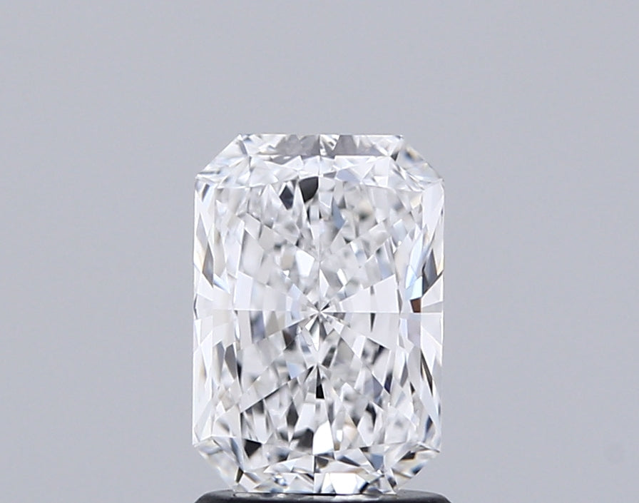 1.53 Carat Radiant Lab Diamond with  Cut Diamond in 14KT  view 1
