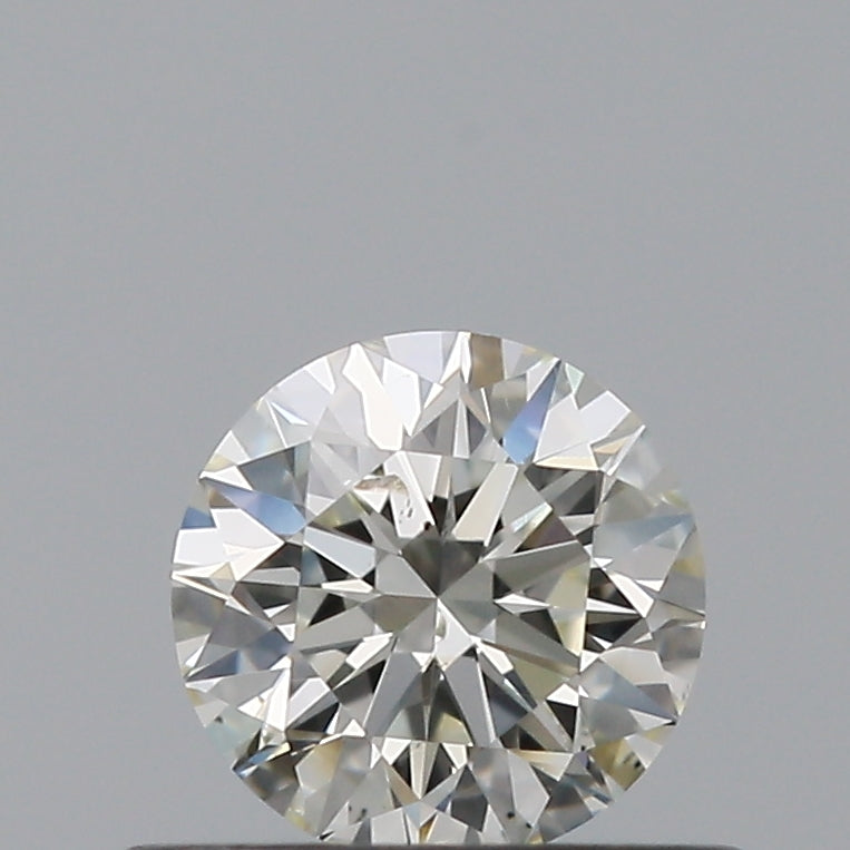 0.4 Carat Round Natural Diamond with  Cut Diamond in 14KT  view 1
