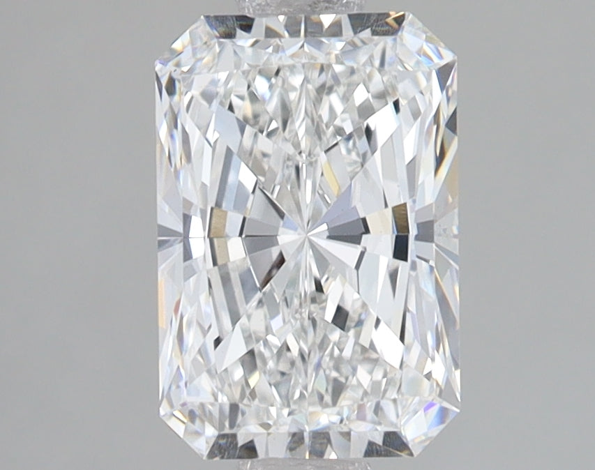 1.75 Carat Radiant Lab Diamond with  Cut Diamond in 14KT  view 1
