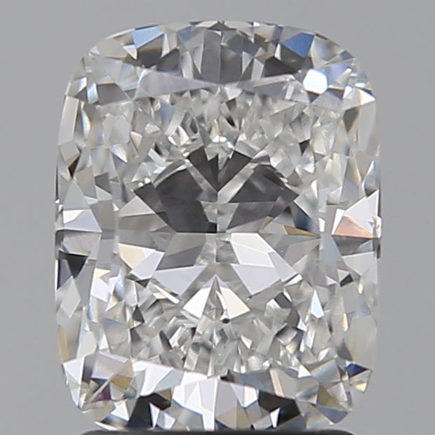 2.05 Carat Cushion Lab Diamond with  Cut Diamond in 14KT  view 1
