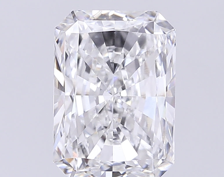 4.01 Carat Radiant Lab Diamond with  Cut Diamond in 14KT  view 1
