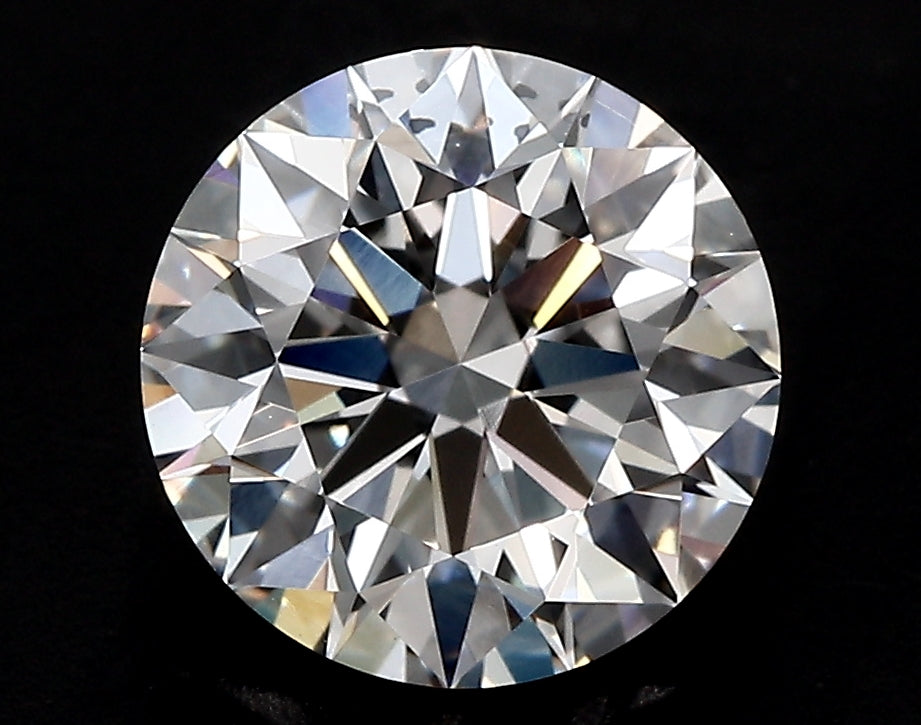 2.5 Carat Round Lab Diamond with  Cut Diamond in 14KT  view 1

