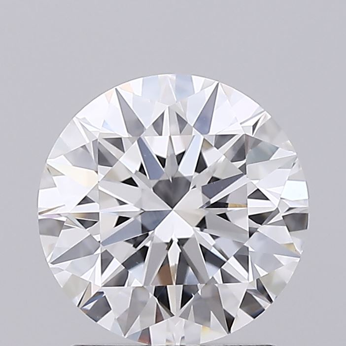 1.47 Carat Round Lab Diamond with  Cut Diamond in 14KT  view 1
