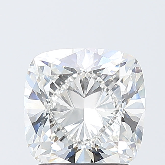 2.01 Carat Cushion Lab Diamond with  Cut Diamond in 14KT  view 1
