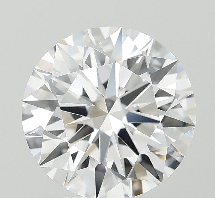 2.24 Carat Round Lab Diamond with  Cut Diamond in 14KT  view 1
