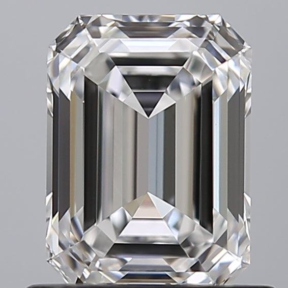1.02 Carat Emerald Natural Diamond with  Cut Diamond in 14KT  view 1
