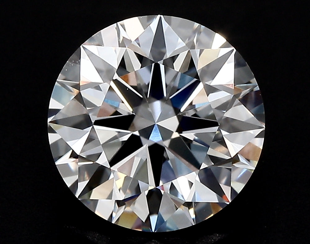 1.09 Carat Round Lab Diamond with  Cut Diamond in 14KT  view 1
