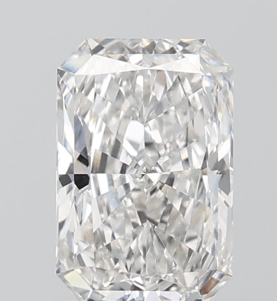 1.58 Carat Radiant Lab Diamond with  Cut Diamond in 14KT  view 1
