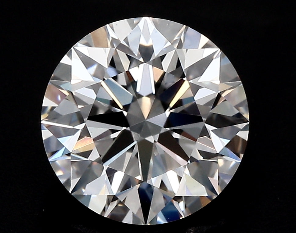 4.52 Carat Round Lab Diamond with  Cut Diamond in 14KT  view 1
