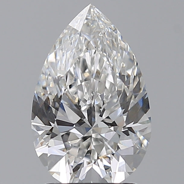 2.02 Carat Pear Lab Diamond with  Cut Diamond in 14KT  view 1
