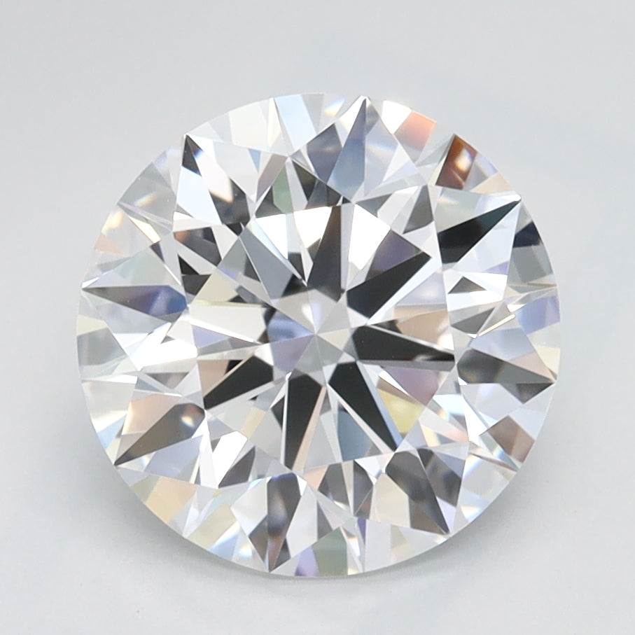 2.1 Carat Round Lab Diamond with  Cut Diamond in 14KT  view 1
