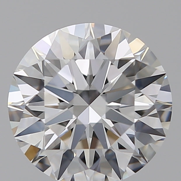 1.27 Carat Round Lab Diamond with  Cut Diamond in 14KT  view 1
