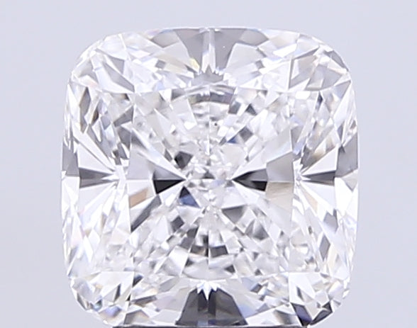 4.01 Carat Cushion Lab Diamond with  Cut Diamond in 14KT  view 1
