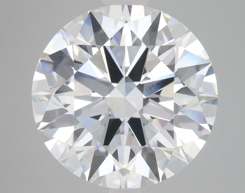 6.1 Carat Round Lab Diamond with  Cut Diamond in 14KT  view 1
