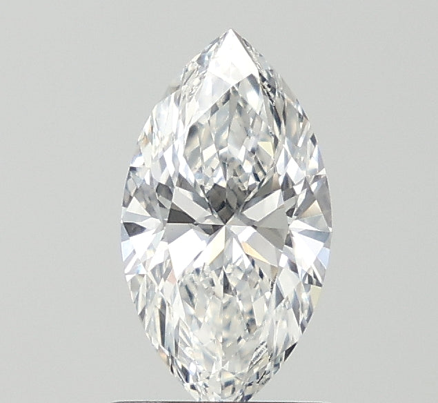 1.03 Carat Marquise Lab Diamond with  Cut Diamond in 14KT  view 1
