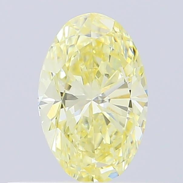 0.37 Carat Oval Lab Diamond with  Cut Diamond in 14KT  view 1
