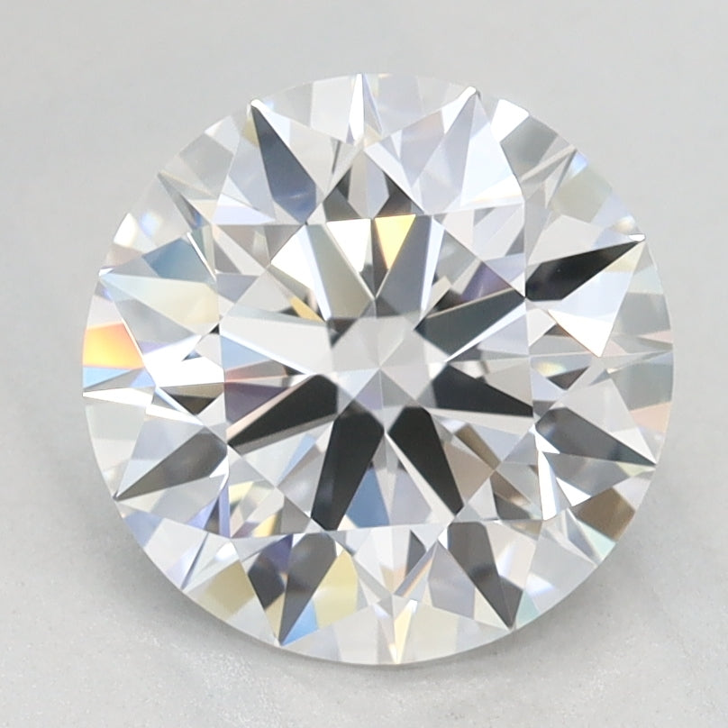 1.8 Carat Round Lab Diamond with  Cut Diamond in 14KT  view 1
