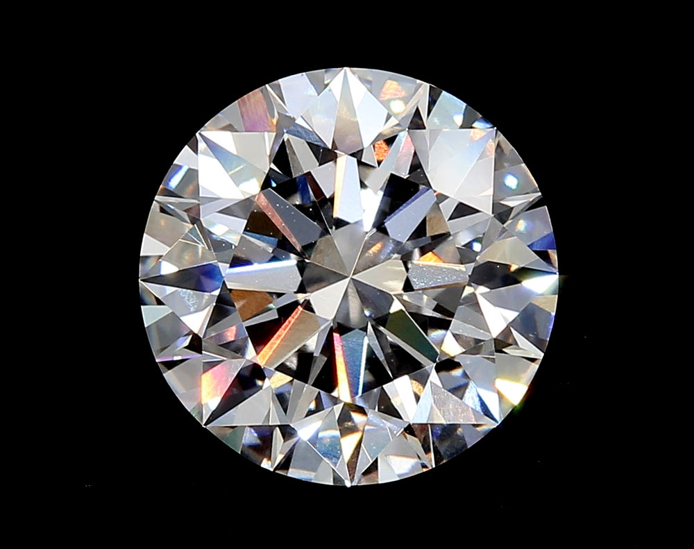 5.02 Carat Round Lab Diamond with  Cut Diamond in 14KT  view 1

