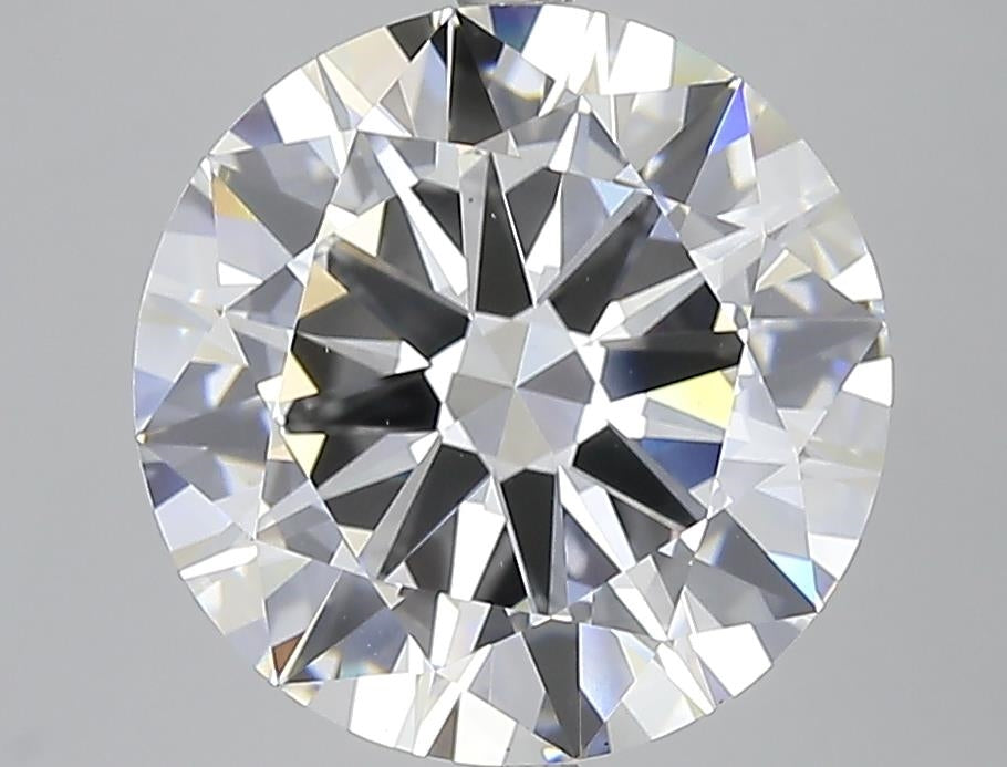 8.01 Carat Round Lab Diamond with  Cut Diamond in 14KT  view 1
