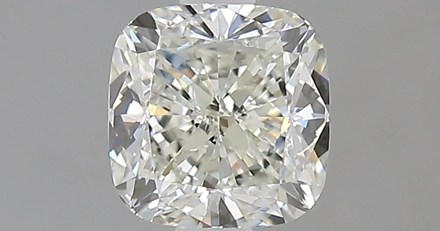 1.01 Carat Cushion Natural Diamond with  Cut Diamond in 14KT  view 1
