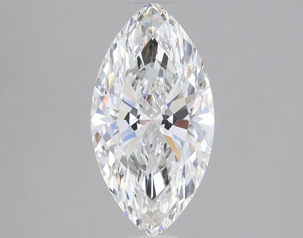 1.57 Carat Marquise Lab Diamond with  Cut Diamond in 14KT  view 1
