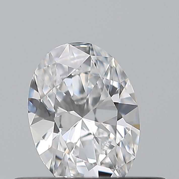 0.3 Carat Oval Natural Diamond with  Cut Diamond in 14KT  view 1
