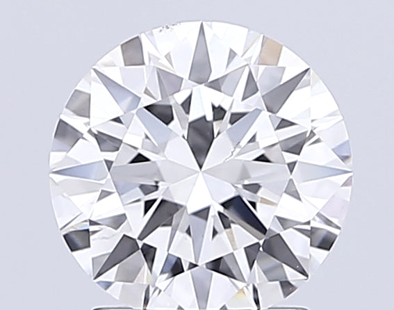 2.0 Carat Round Lab Diamond with  Cut Diamond in 14KT  view 1
