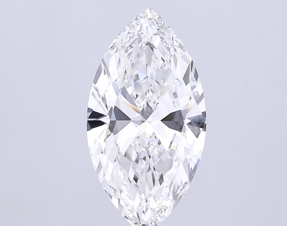 13.01 Carat Marquise Lab Diamond with  Cut Diamond in 14KT  view 1
