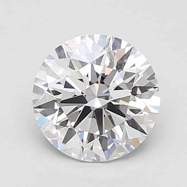 2.6 Carat Round Lab Diamond with  Cut Diamond in 14KT  view 1
