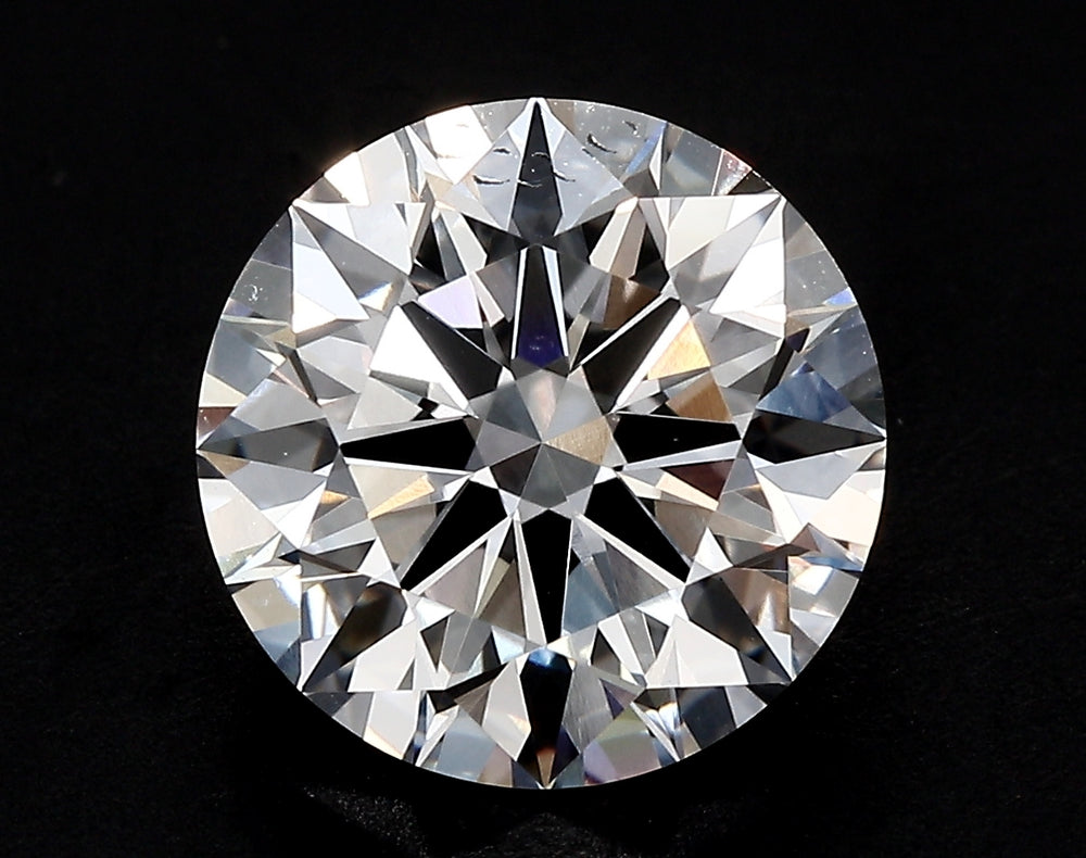 2.59 Carat Round Lab Diamond with  Cut Diamond in 14KT  view 1
