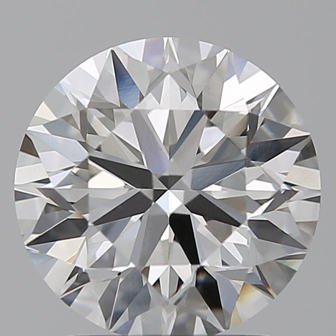 2.0 Carat Round Lab Diamond with  Cut Diamond in 14KT  view 1
