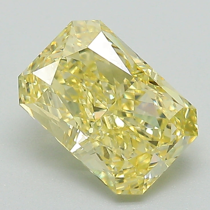 1.97 Carat Radiant Lab Diamond with  Cut Diamond in 14KT  view 1
