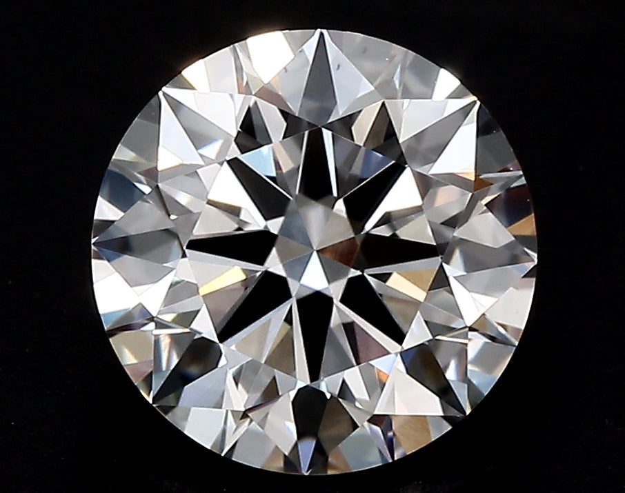 2.68 Carat Round Lab Diamond with  Cut Diamond in 14KT  view 1
