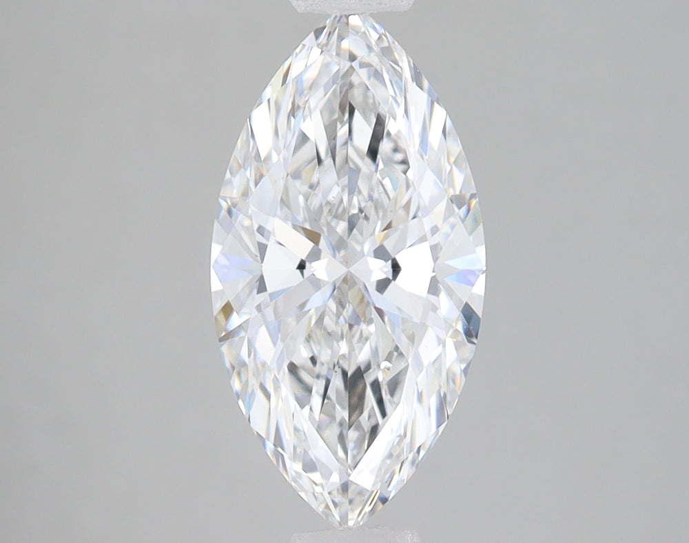 1.55 Carat Marquise Lab Diamond with  Cut Diamond in 14KT  view 1
