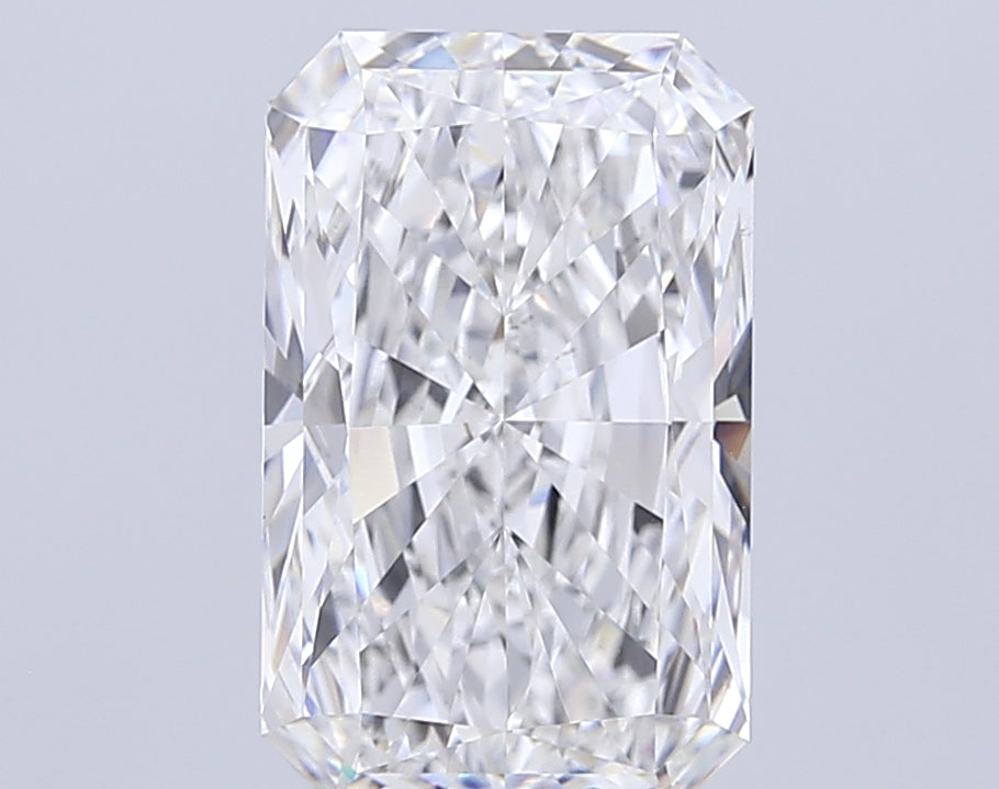 10.03 Carat Radiant Lab Diamond with  Cut Diamond in 14KT  view 1
