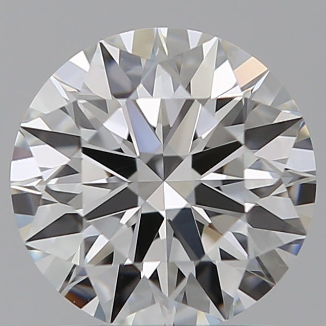 1.42 Carat Round Lab Diamond with  Cut Diamond in 14KT  view 1

