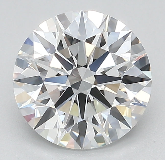 1.76 Carat Round Lab Diamond with  Cut Diamond in 14KT  view 1
