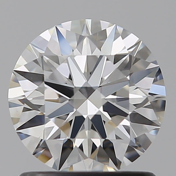 1.08 Carat Round Lab Diamond with  Cut Diamond in 14KT  view 1
