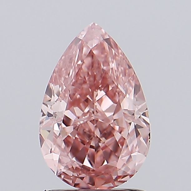 1.5 Carat Pear Lab Diamond with  Cut Diamond in 14KT  view 1
