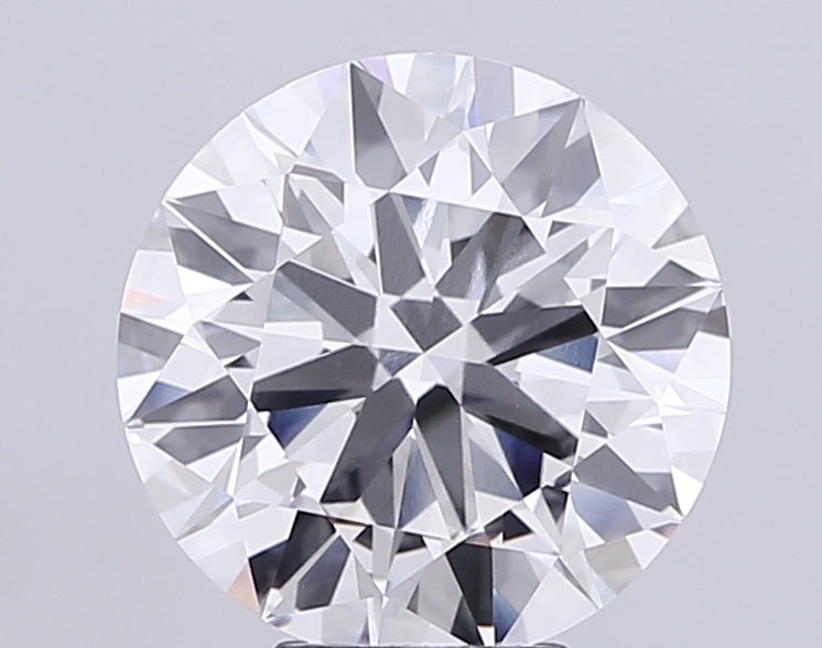 6.58 Carat Round Lab Diamond with  Cut Diamond in 14KT  view 1
