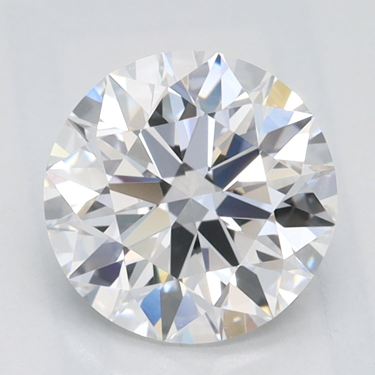 1.27 Carat Round Lab Diamond with  Cut Diamond in 14KT  view 1
