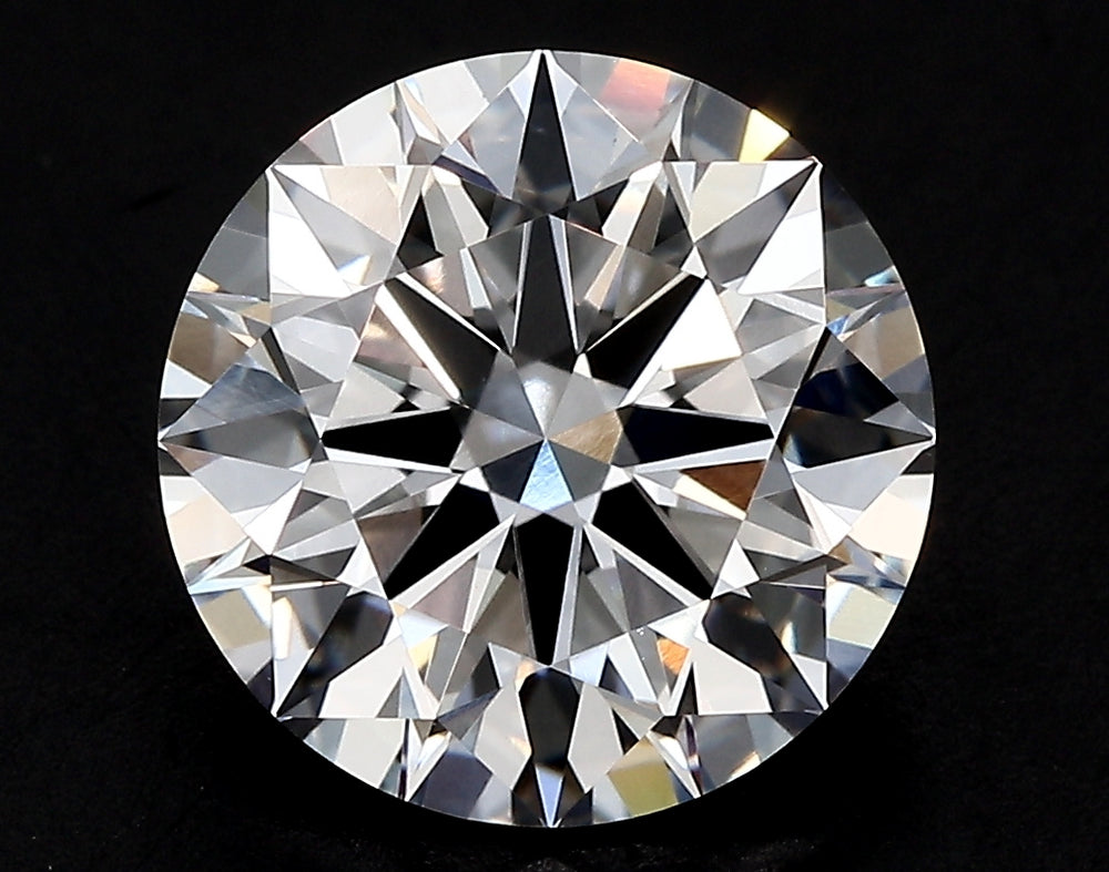 1.37 Carat Round Lab Diamond with  Cut Diamond in 14KT  view 1
