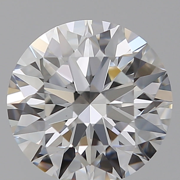 1.53 Carat Round Lab Diamond with  Cut Diamond in 14KT  view 1
